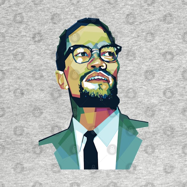 Malcolm X WPAP by Alkahfsmart